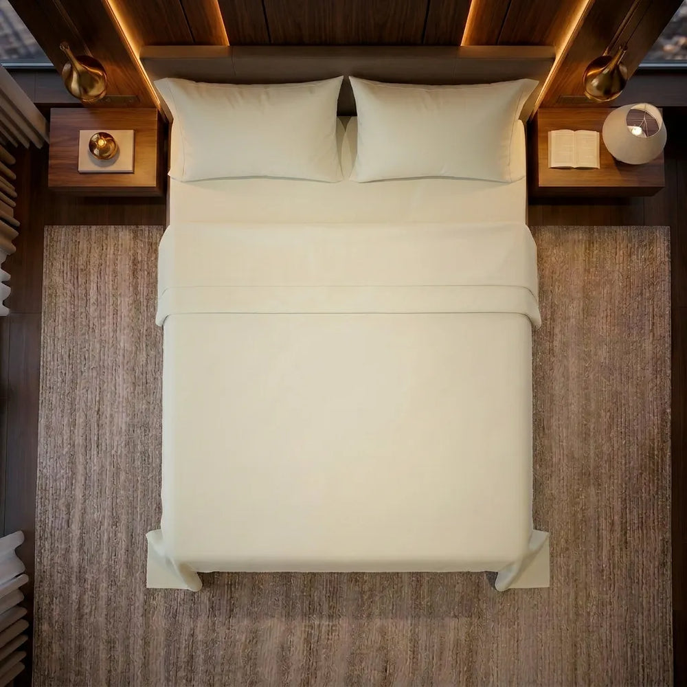 Xperience Hotel T200 Beige Sheet Set
