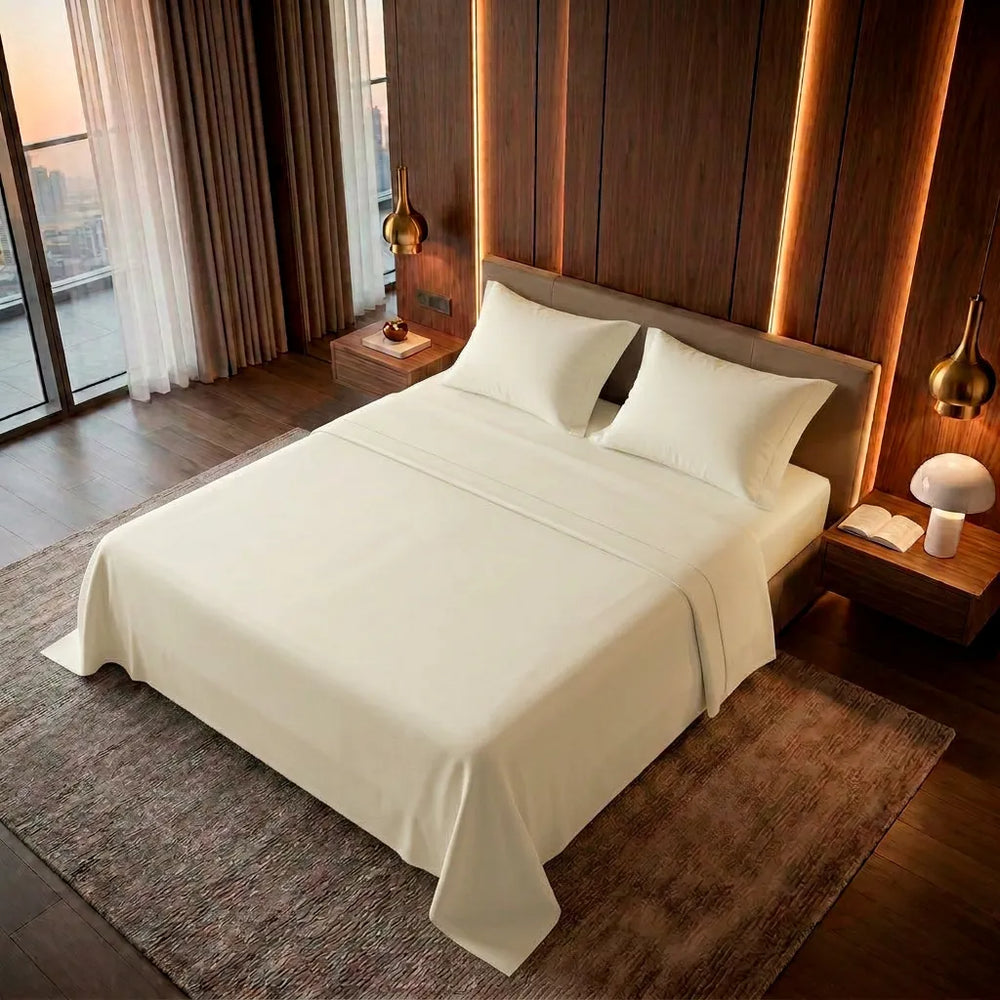 Xperience Hotel T200 Beige Sheet Set