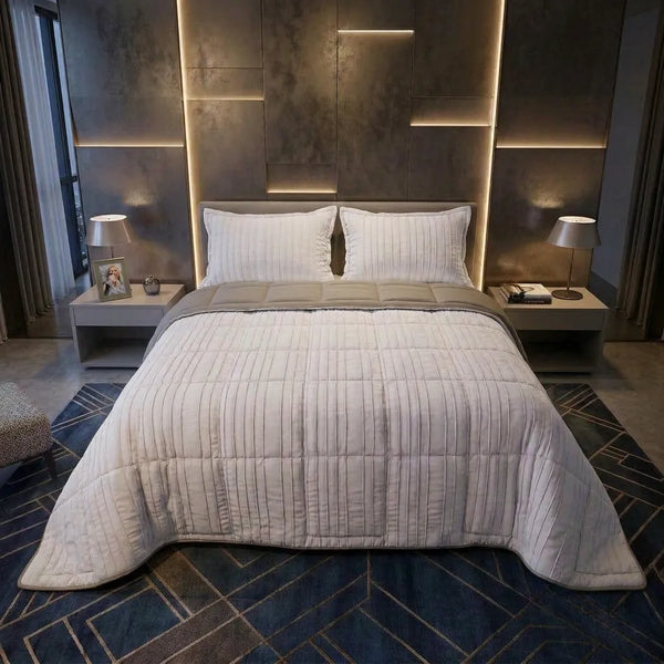 Afora White Comforter Quilt